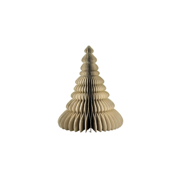 Standing Christmas Tree - 15cm - Linen