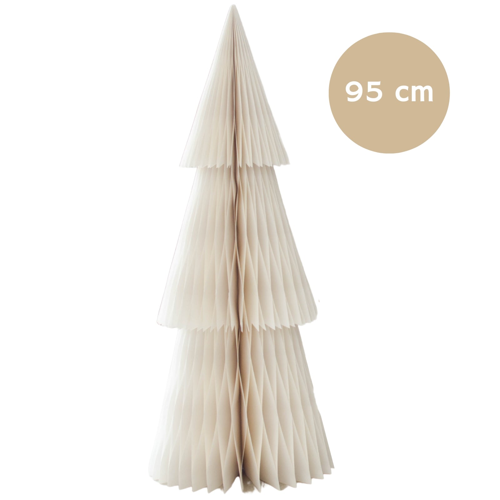 Deluxe Standing Christmas Tree - 95cm - Off White