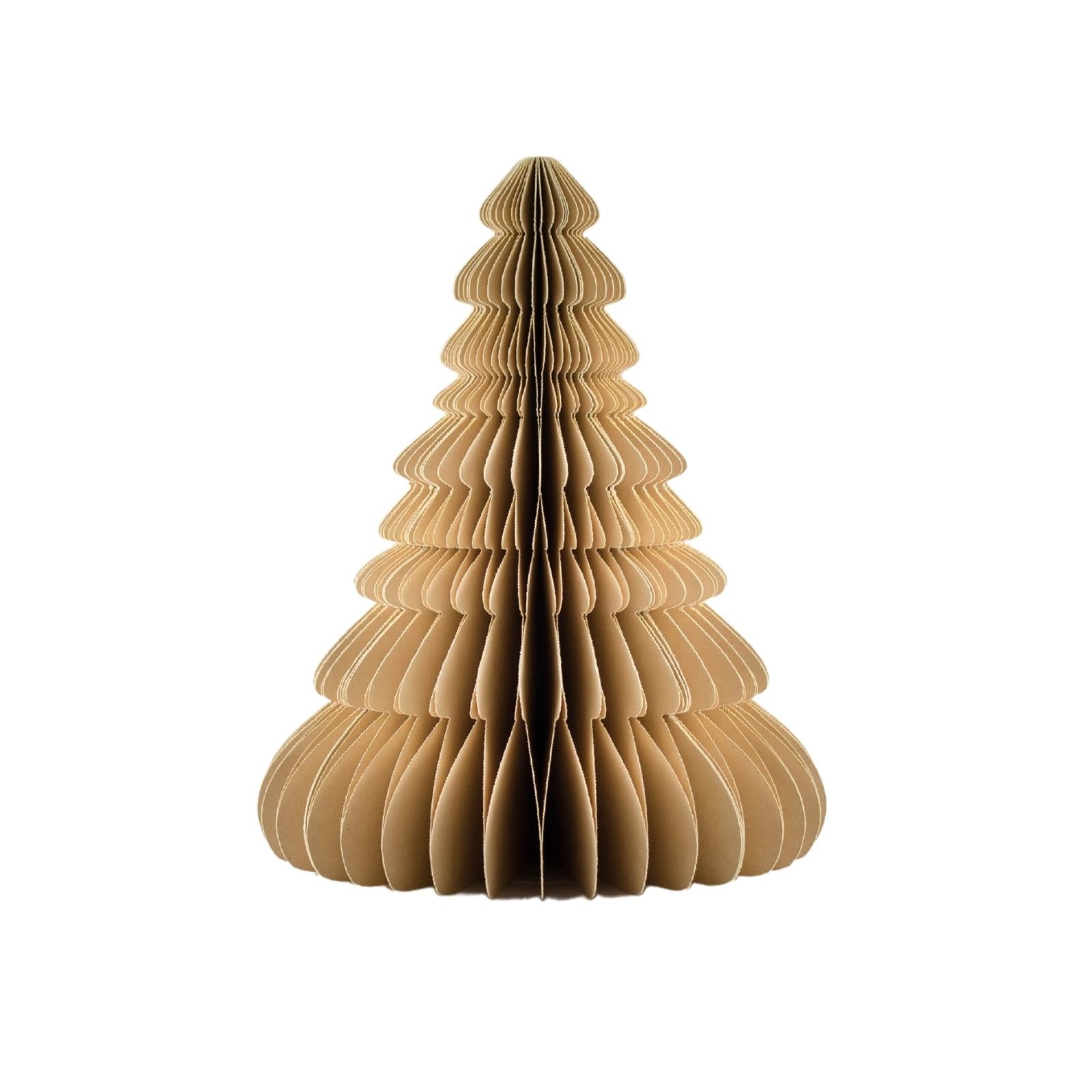 Standing Christmas Tree - 20cm - Flaxseed