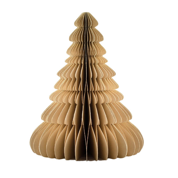 Nordic Rooms Standing Christmas Tree - 24cm - Flaxseed