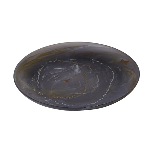 Aerial Serving Platter - Black Rodwell and Astor