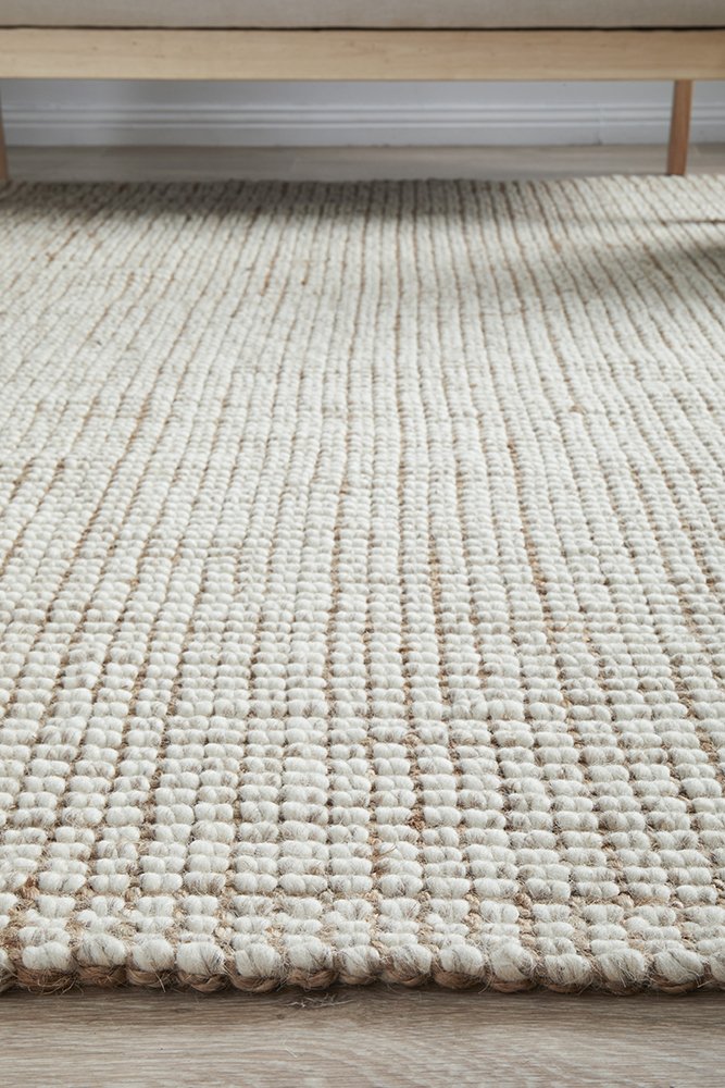 Arabella Wool and Jute Runner - Natural