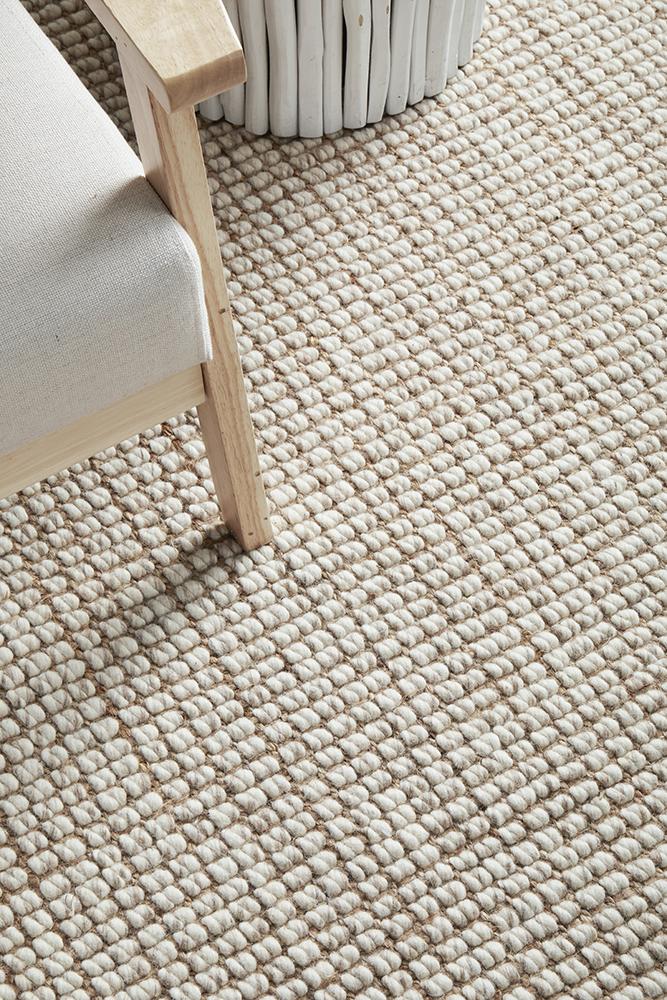 Arabella Wool and Jute Rug - Natural