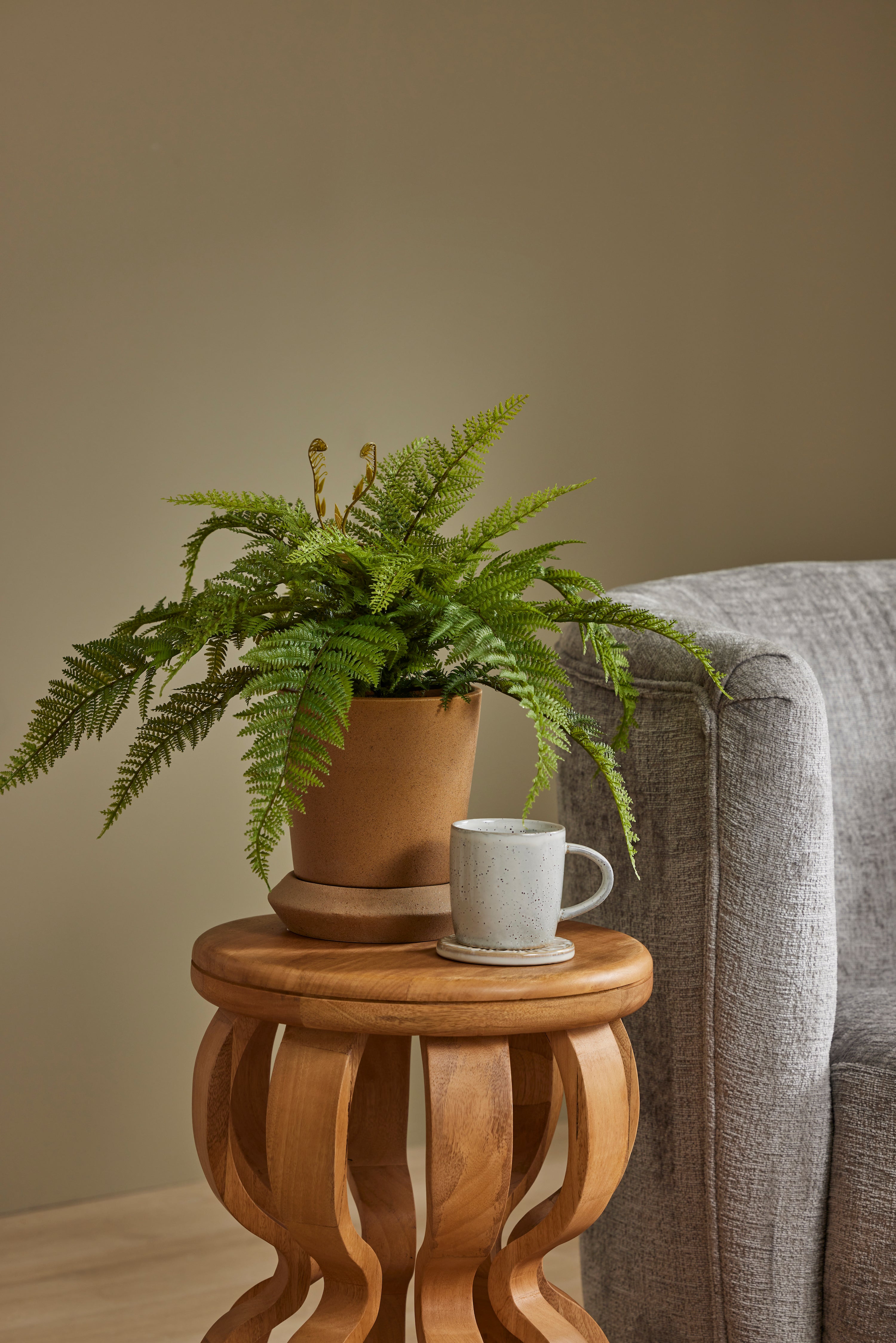 Amelie Armchair - Silver Grey Chenille