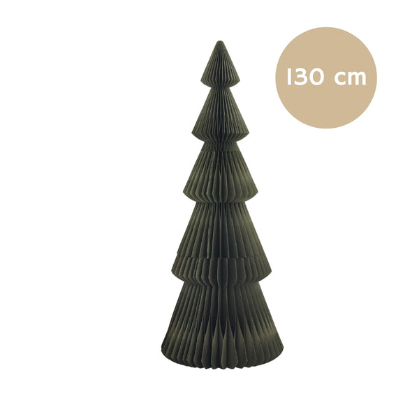 Evergreen Standing Christmas Tree - 130cm - Olive Green