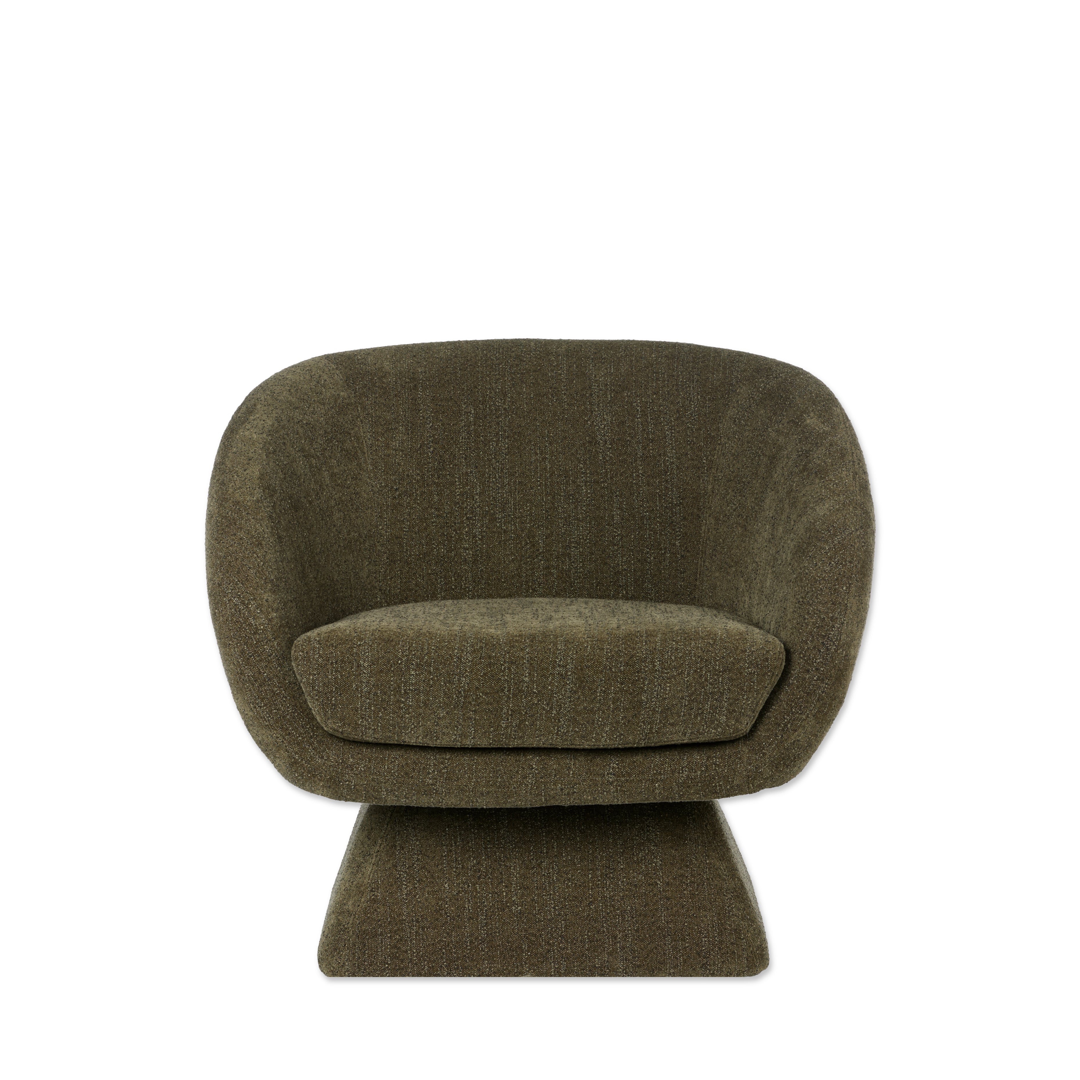 Lucca Swivel Chair - Olive Green