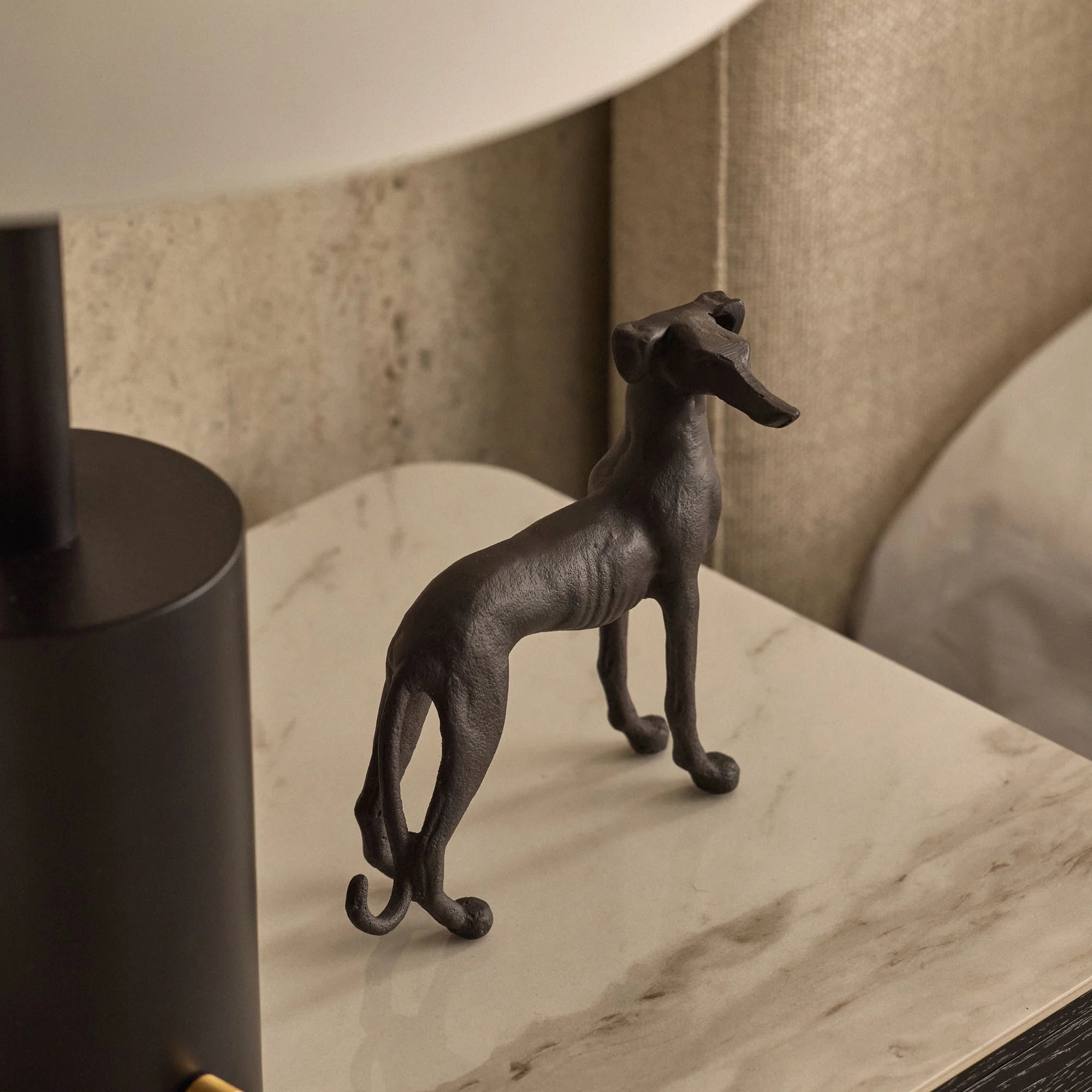 Rudi Greyhound Sculpture - Black