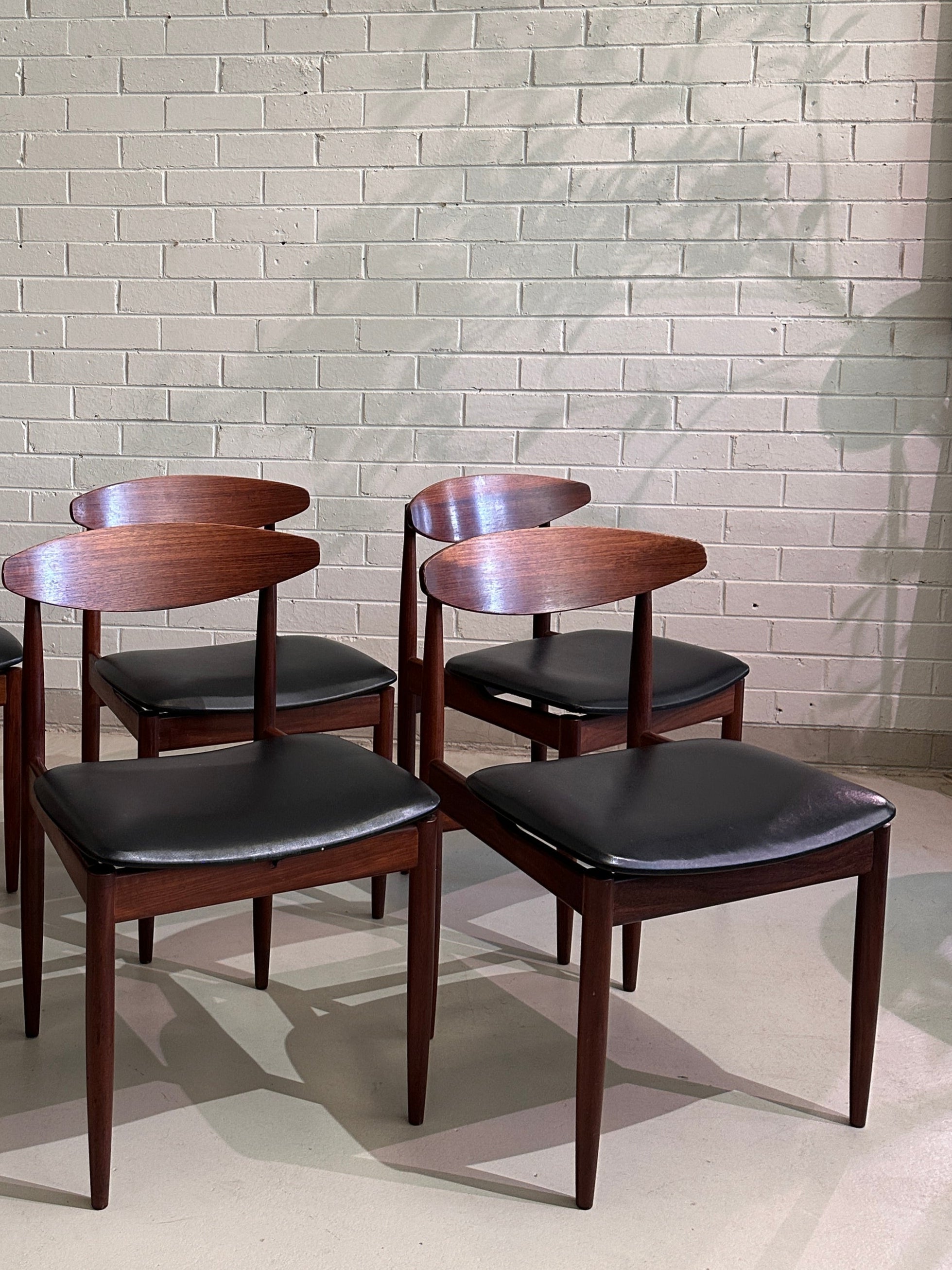 Set of 6 Vintage Ib Kofod-Larsen Model 4507 Dining Chairs for G Plan