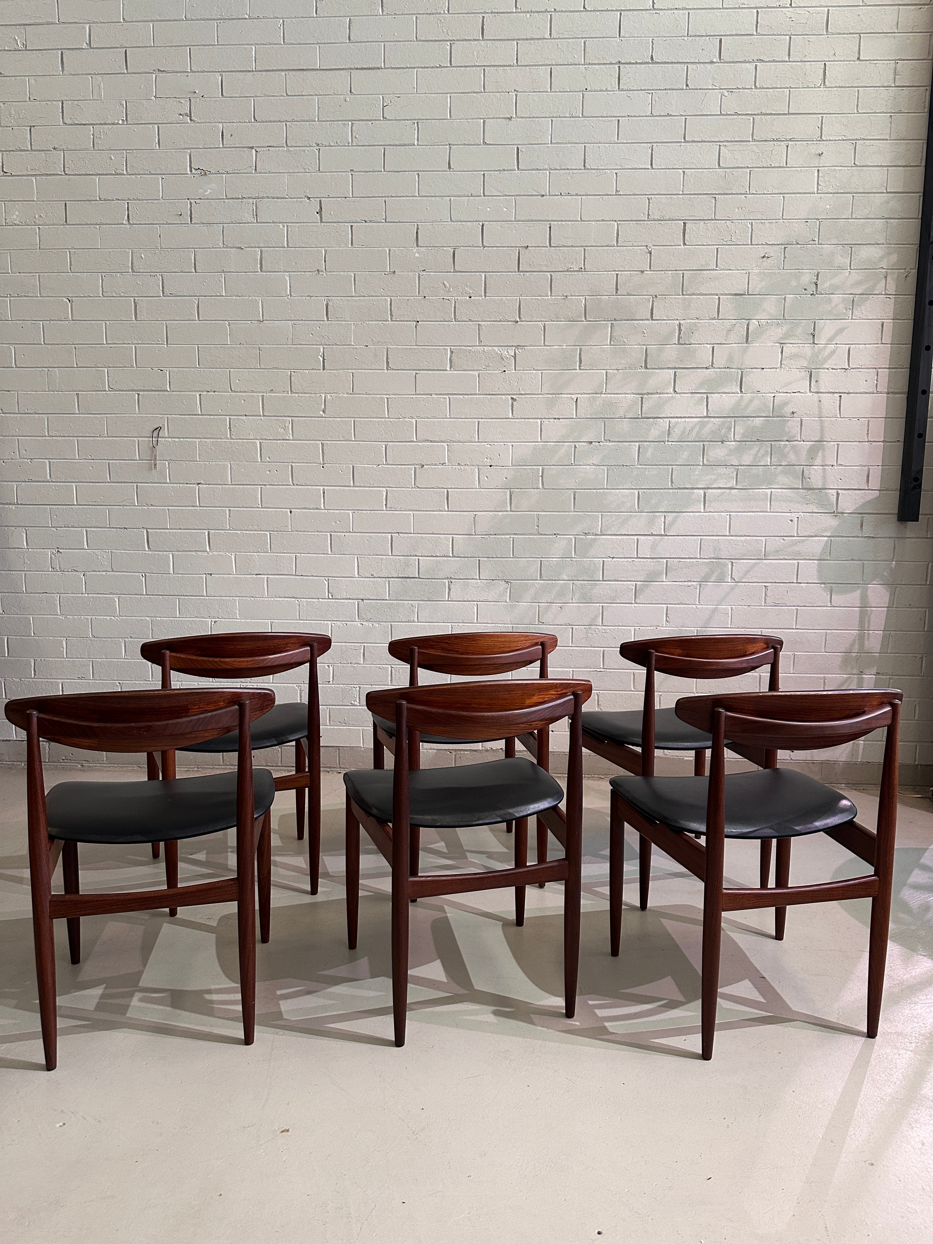 Set of 6 Vintage Ib Kofod-Larsen Model 4507 Dining Chairs for G Plan