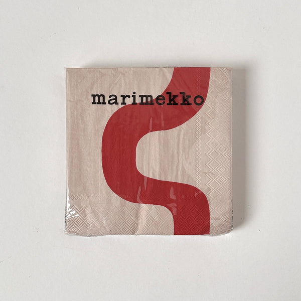 Marimekko Lunch Napkin - Seireeni - Red