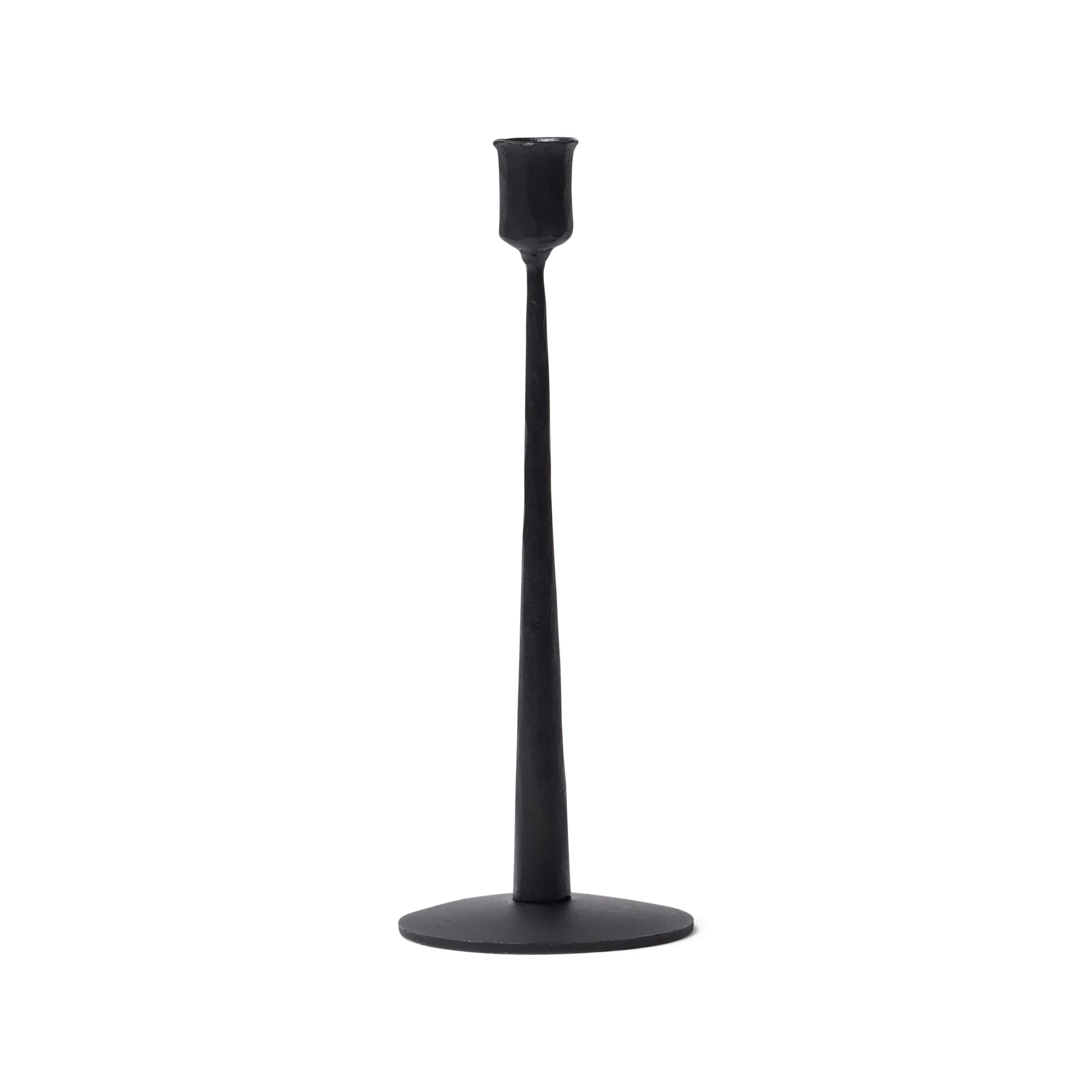 Nilsa Black Metal Candle Holder - Small