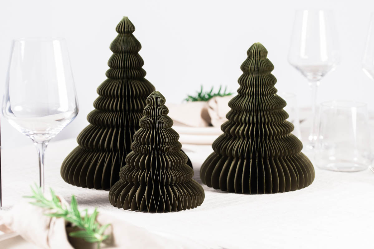 Nordic Rooms Standing Christmas Tree Collection - Olive Green