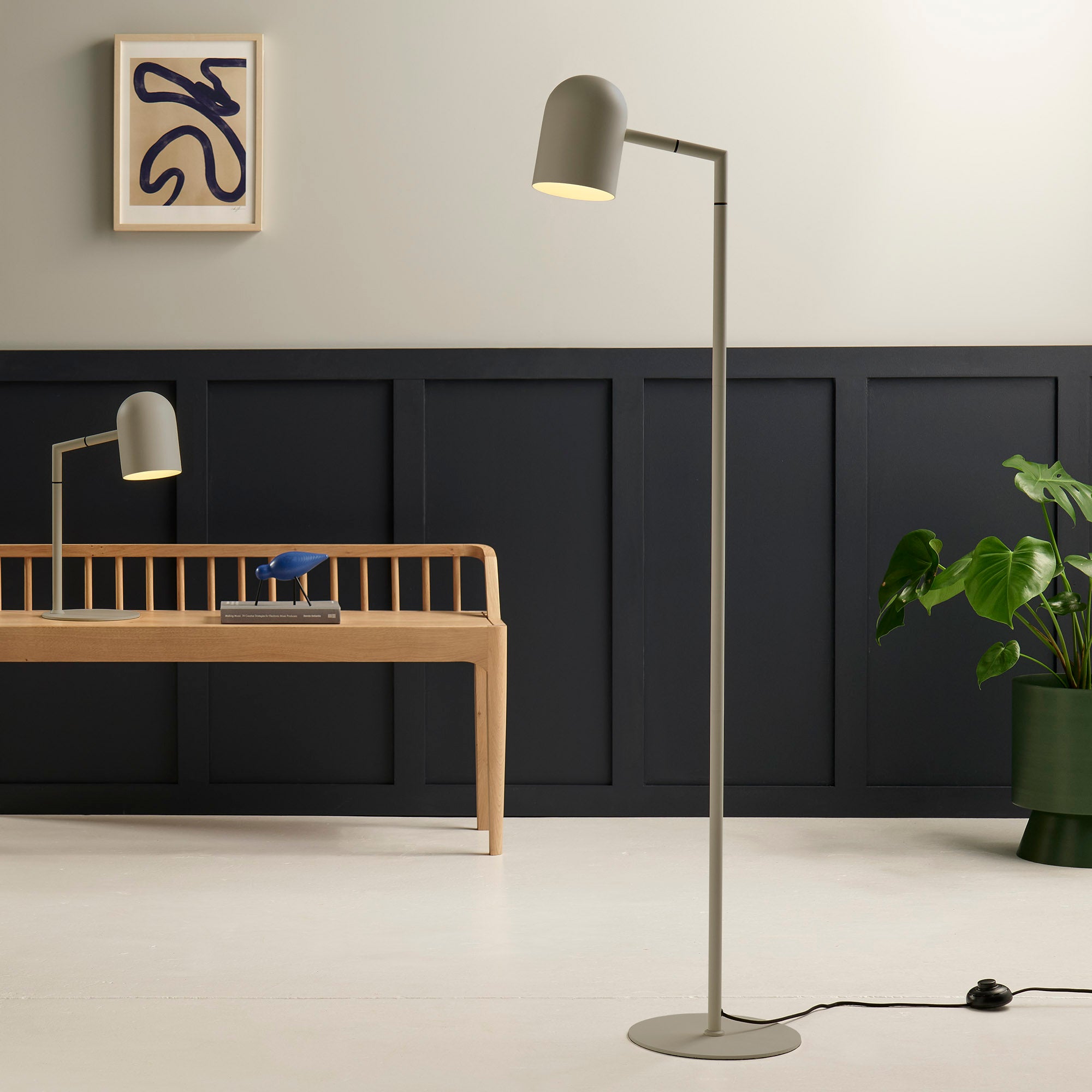 Pia Floor Lamp - Bone Rodwell and Astor Modern Eclectic Style Brunswick