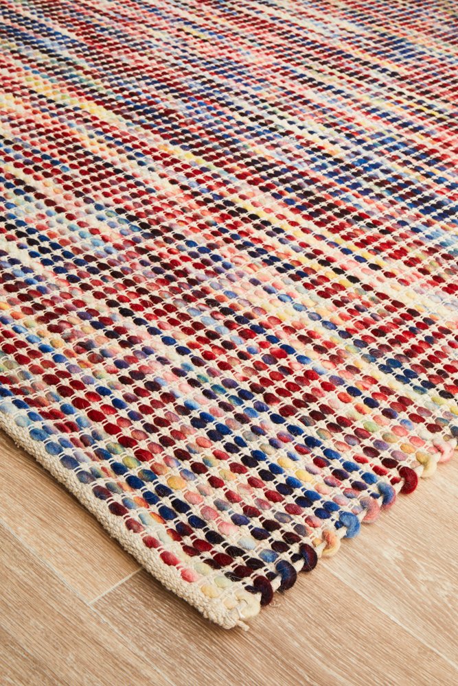 Riba 300 Rug - Multi Colour Wool Rug