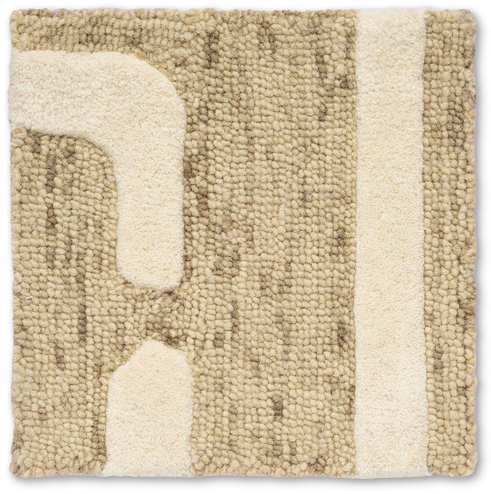 Summit Maze Floor Rug - Linen