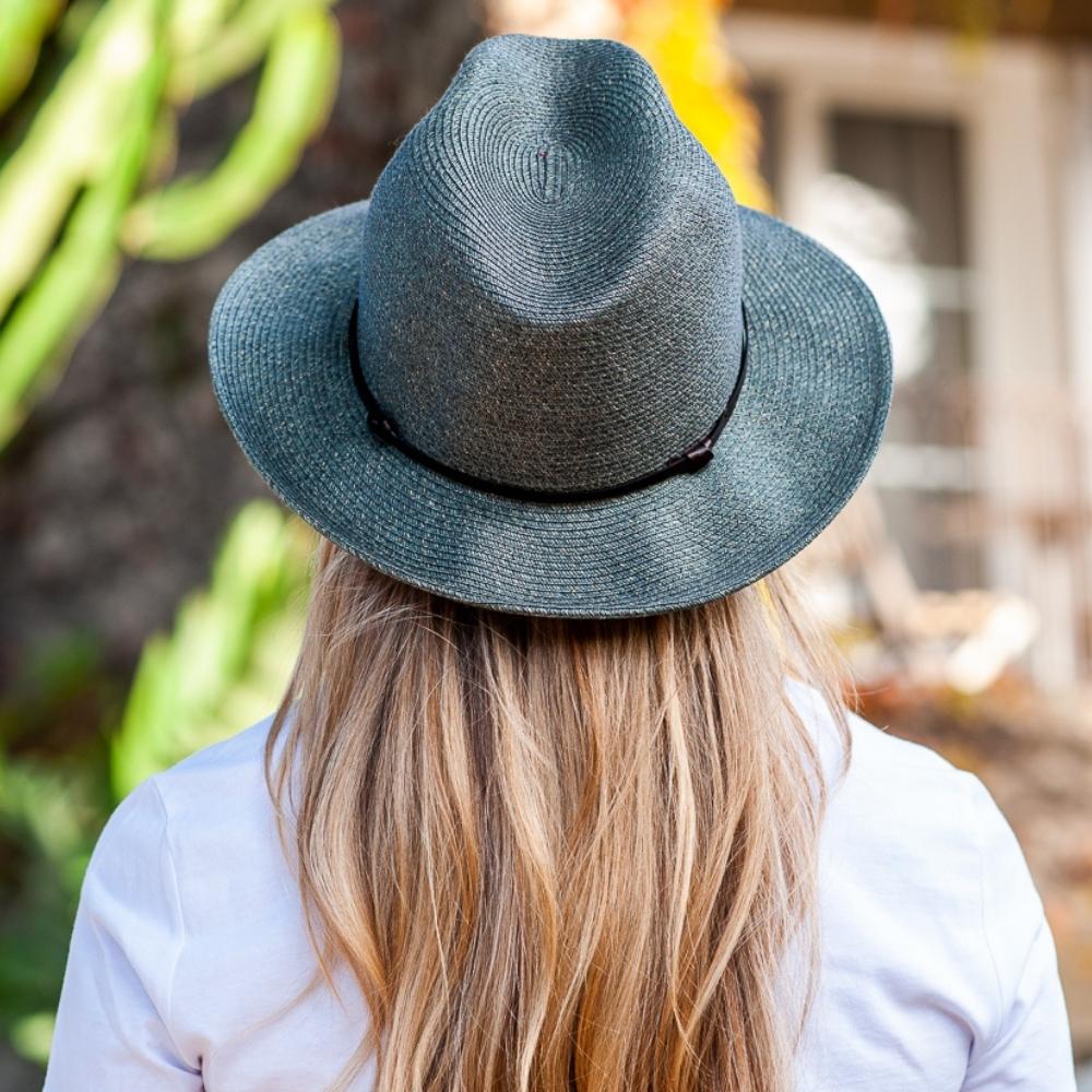 Travaux en Cours - Borsalino Hat - Leather Strap - Granite