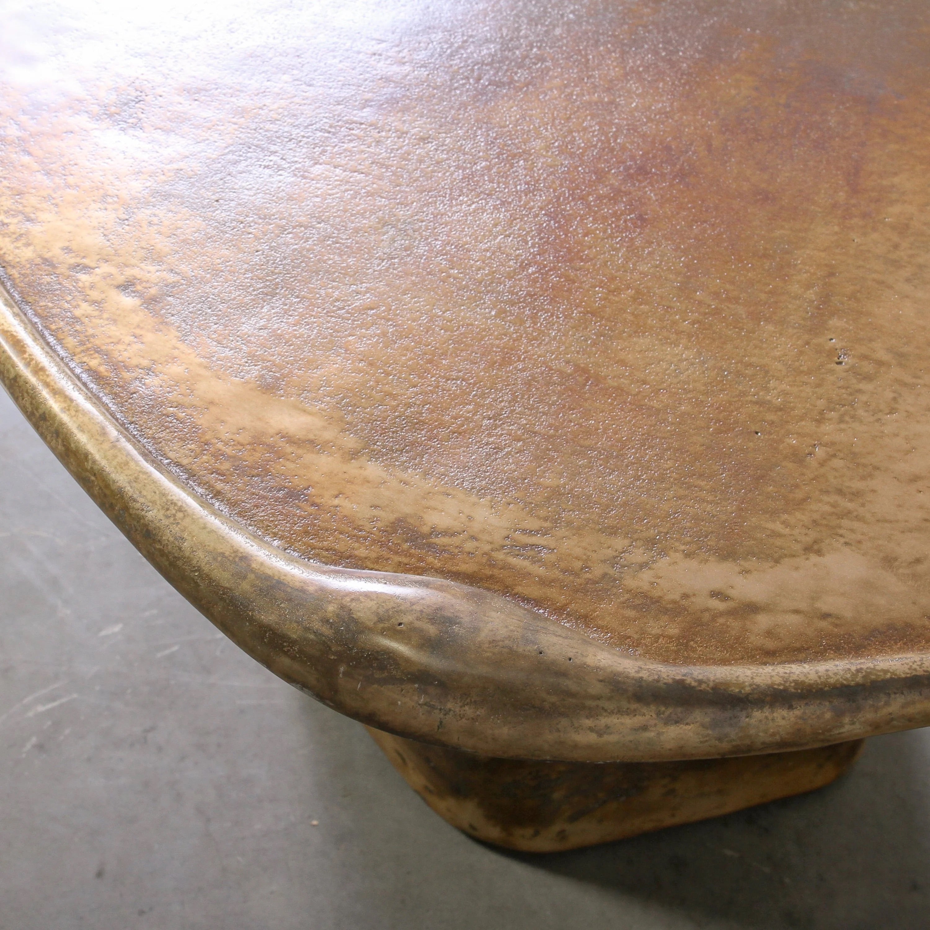 Wren Coffee Table - Small Vintage Brass