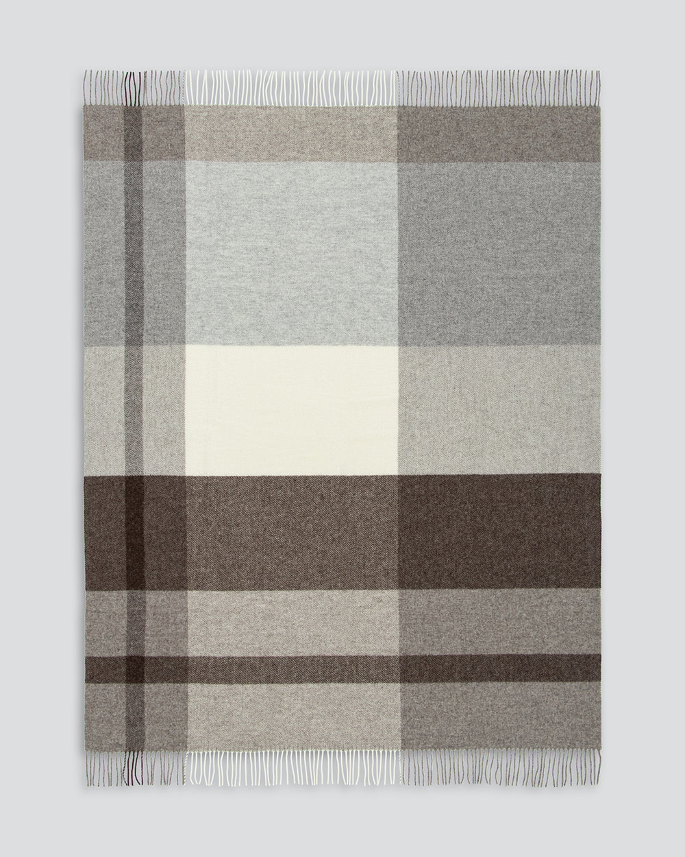 Brunswick Throw - 100% New Zealand Wool Throw - Fawn