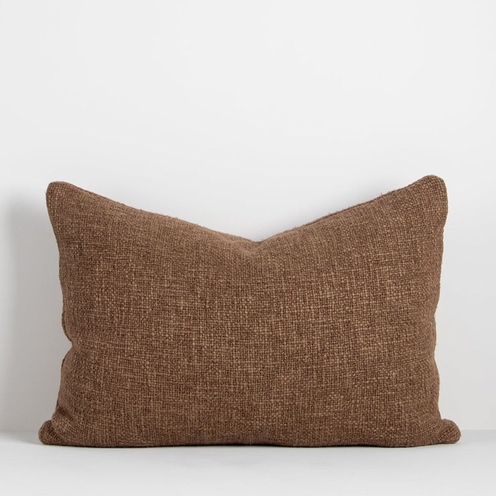 BAYA Cyprian Lumbar Cushion - Cocoa  40 x 60cm