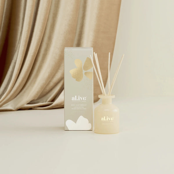 Al.ive Body Mini Reed Diffuser - Golden Wattle & Citrus Rodwell and Astor