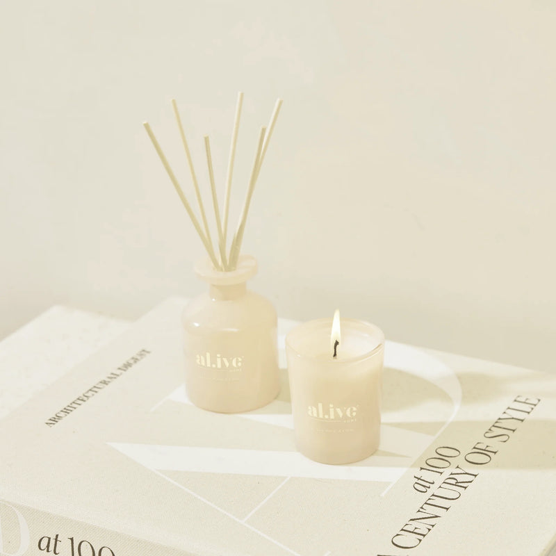 Al.ive Body Mini Reed Diffuser - Golden Wattle & Citrus Rodwell and Astor