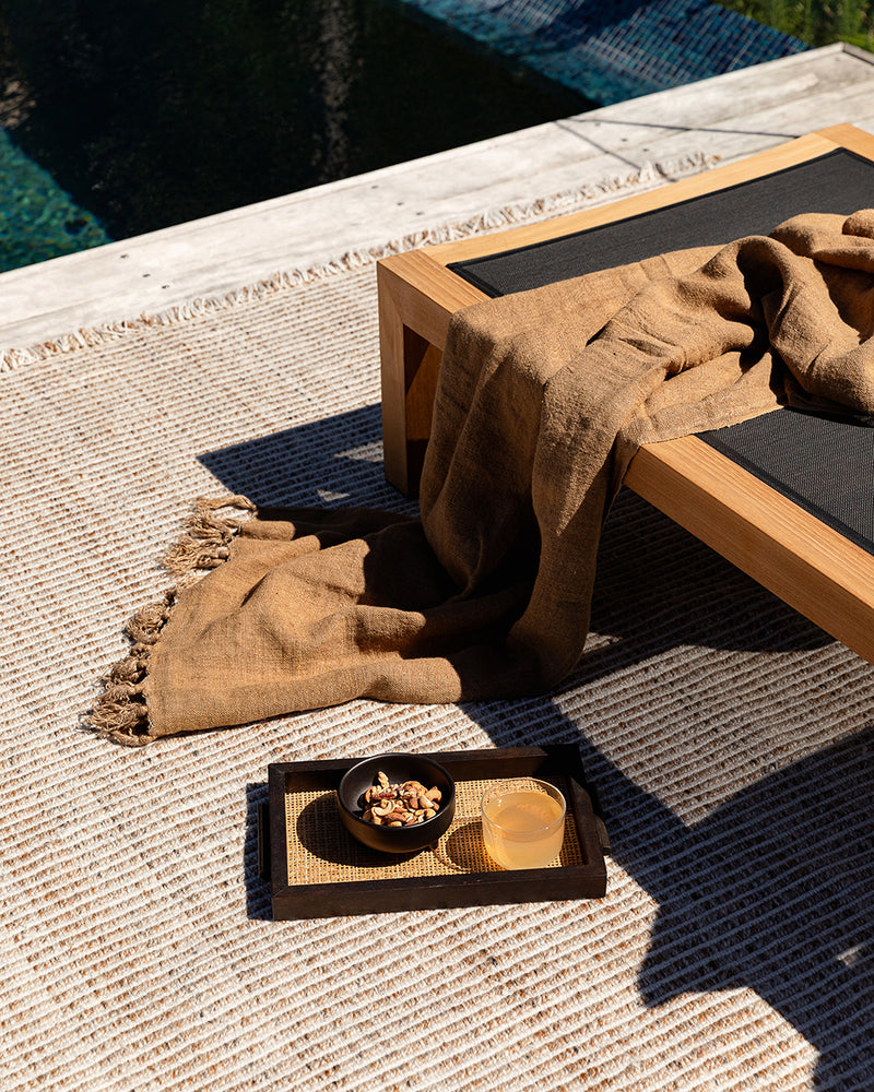 Rhodes Indoor/Outdoor Floor Rug - Teak