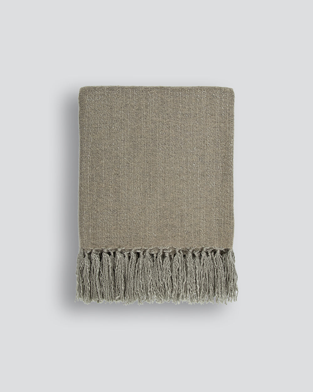 BAYA Richmond Wool Blend Throw - Sage