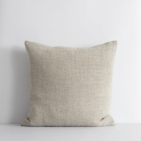 BAYA Sandridge Cushion - Linen/Black 50 x 50cm