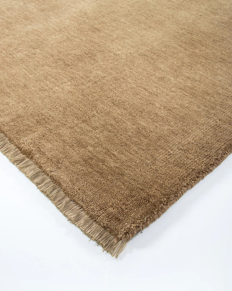 Sandringham Handknotted Wool Rug - Fenugreek