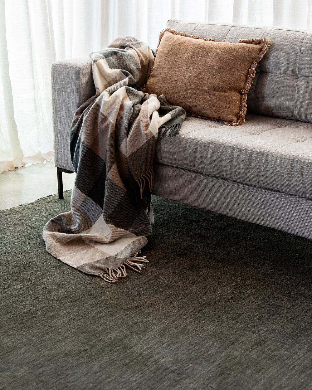 Sandringham Wool Rug - Forest