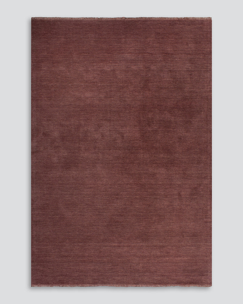 BAYA Sandringham Handknotted Wool Rug - Merlot