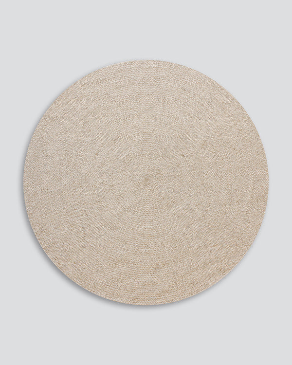 Rodwell and Astor - BAYA Tairua Round Floor Rug - Natural Straw