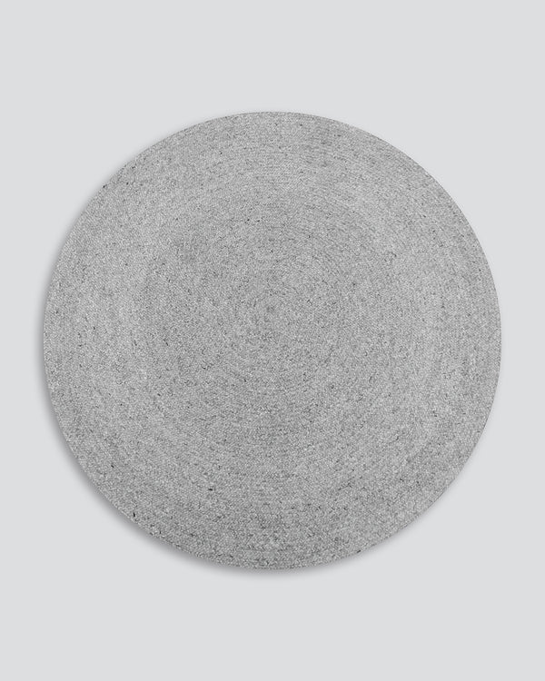 Rodwell and Astor - BAYA Tairua Round Floor Rug - Silver Birch 