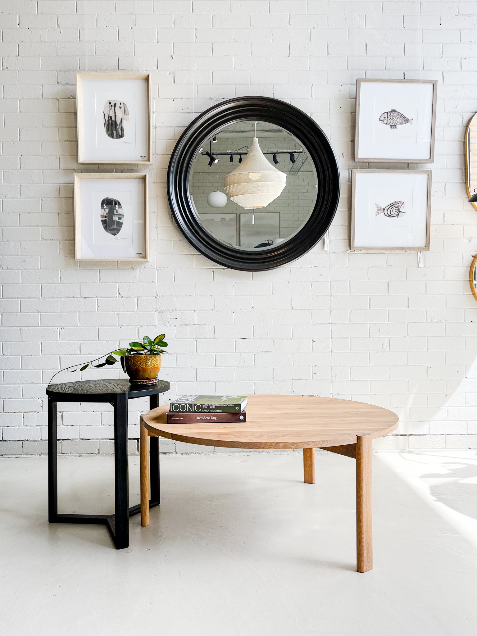 DUNCAN RODWELL Leonard Cross Table Table - American Oak Australian Made Furniture Rodwell and Astor Brunswick