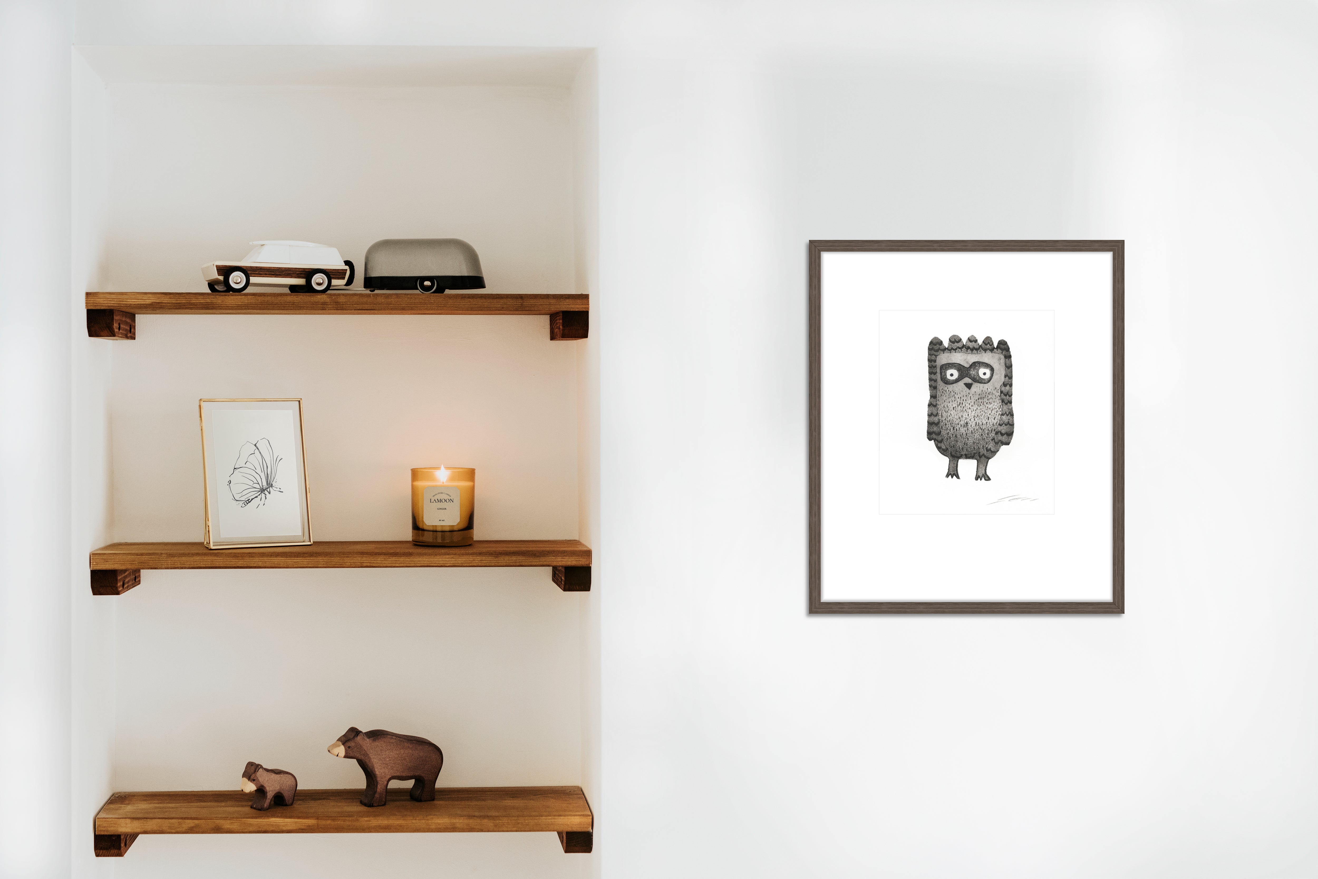 Rodwell and Astor - Ophelia The Owl - Framed Print