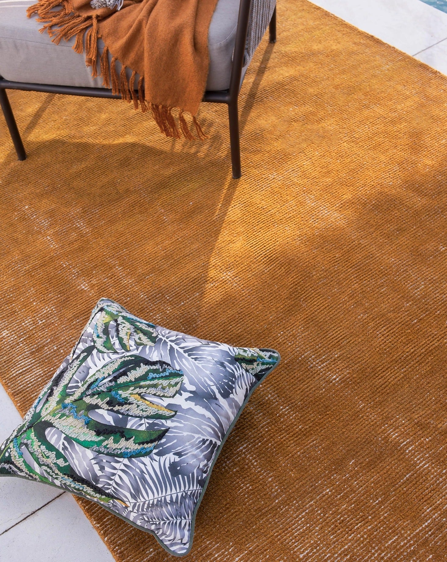 BAYA Orakei Indoor Outdoor Rug - Ochre