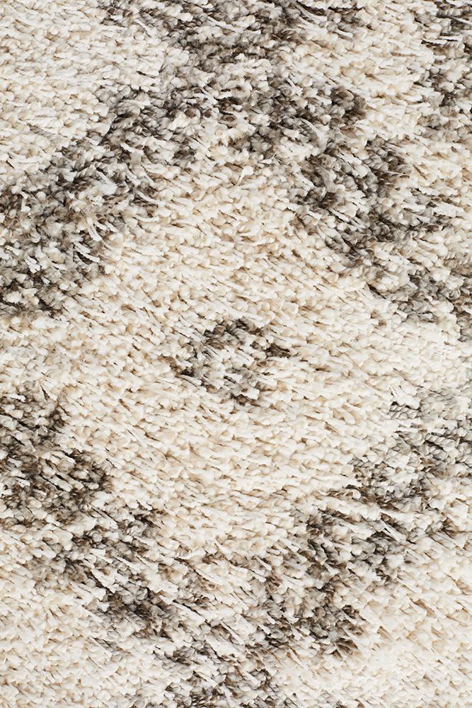 Saffron 33 Moroccan Shag Pile Runner - Natural