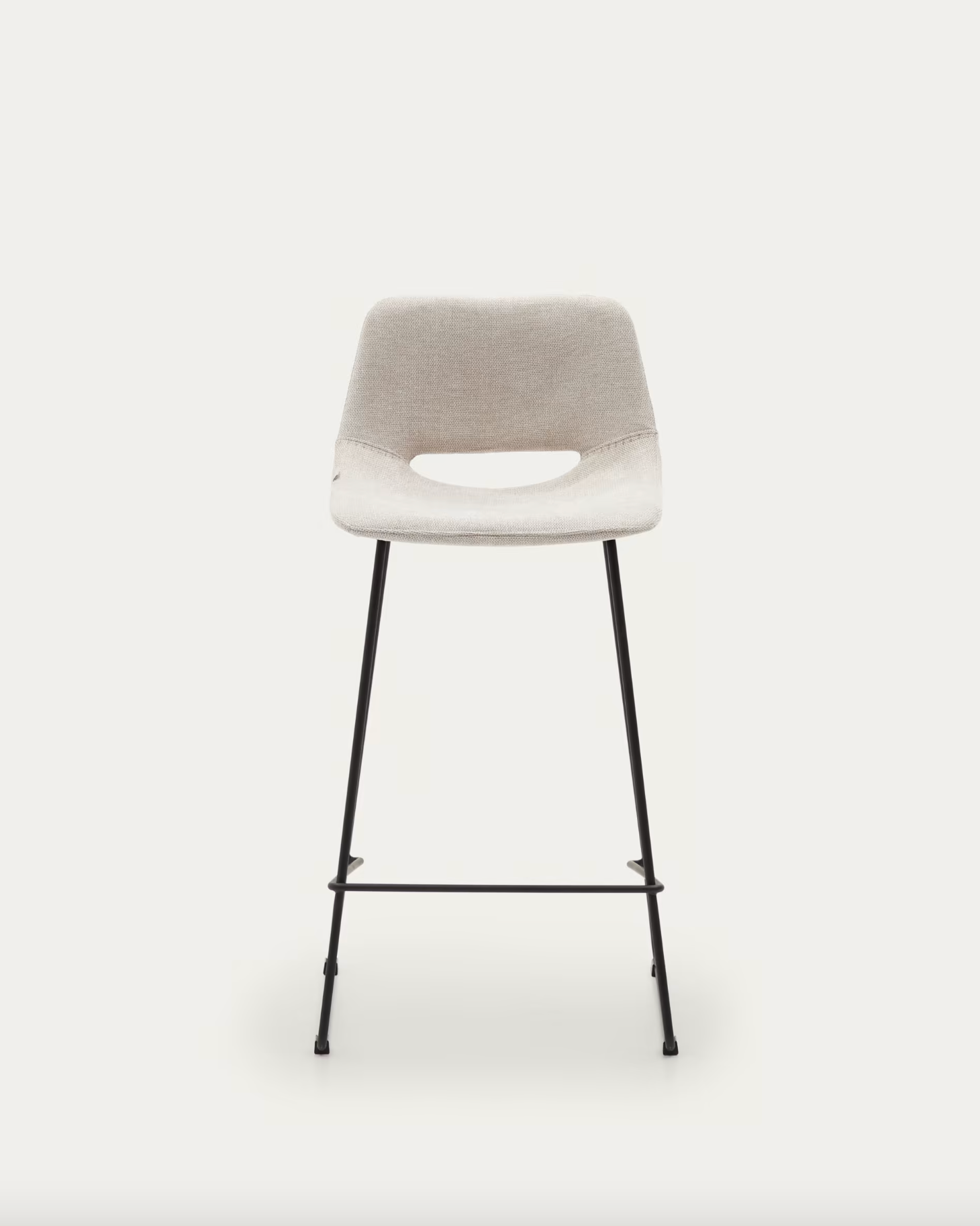 Bowie Upholstered Barstool - Ivory Rodwell and Astor Modern Eclectic Style Brunswick